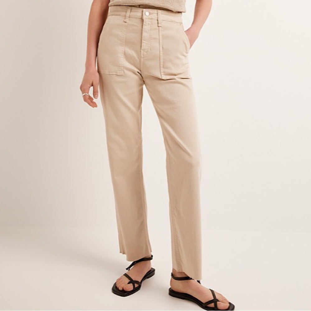 MAVI Sheila High Rise Cotton Pants/Jeans - Beige/Tan, Size 23/29